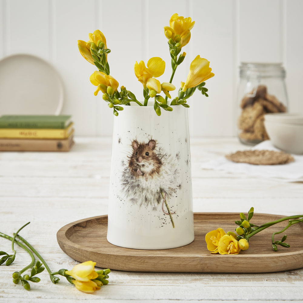 Royal Worcester Wrendale Vase - Dandelion