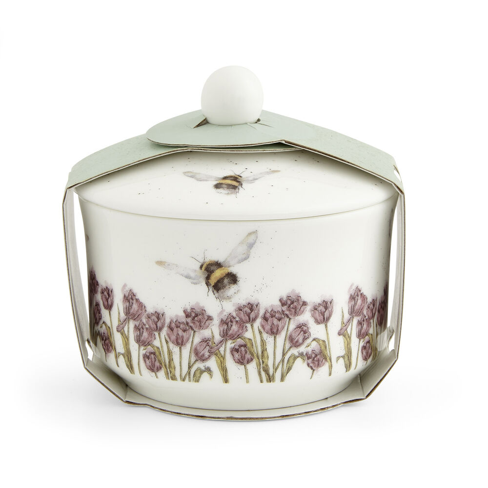 Royal Worcester Wrendale Sugar Bowl - 'Flight of the Bumblebee'