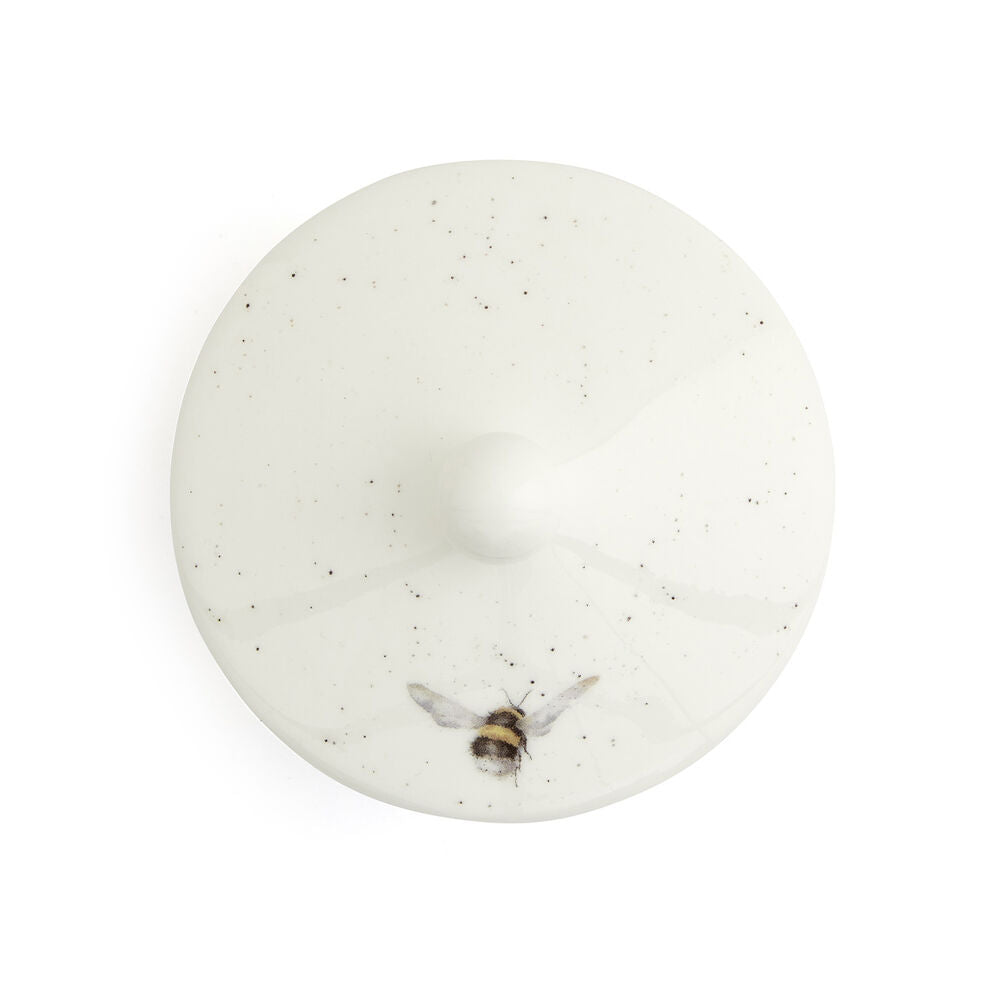 Royal Worcester Wrendale Sugar Bowl - 'Flight of the Bumblebee'