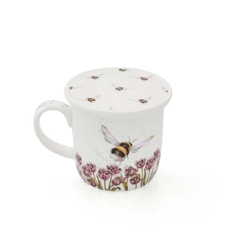 Royal Worcester Wrendale Mug & Coaster Set - Flight of the Bumblebee