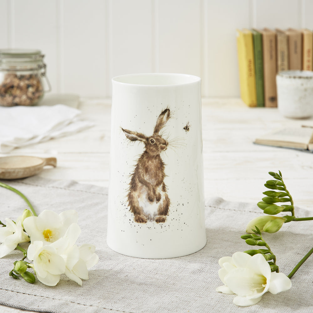 Royal Worcester Wrendale Vase - The Hare and The Bee