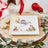 Royal Worcester Wrendale Christmas Square Plate - Gathered All Around