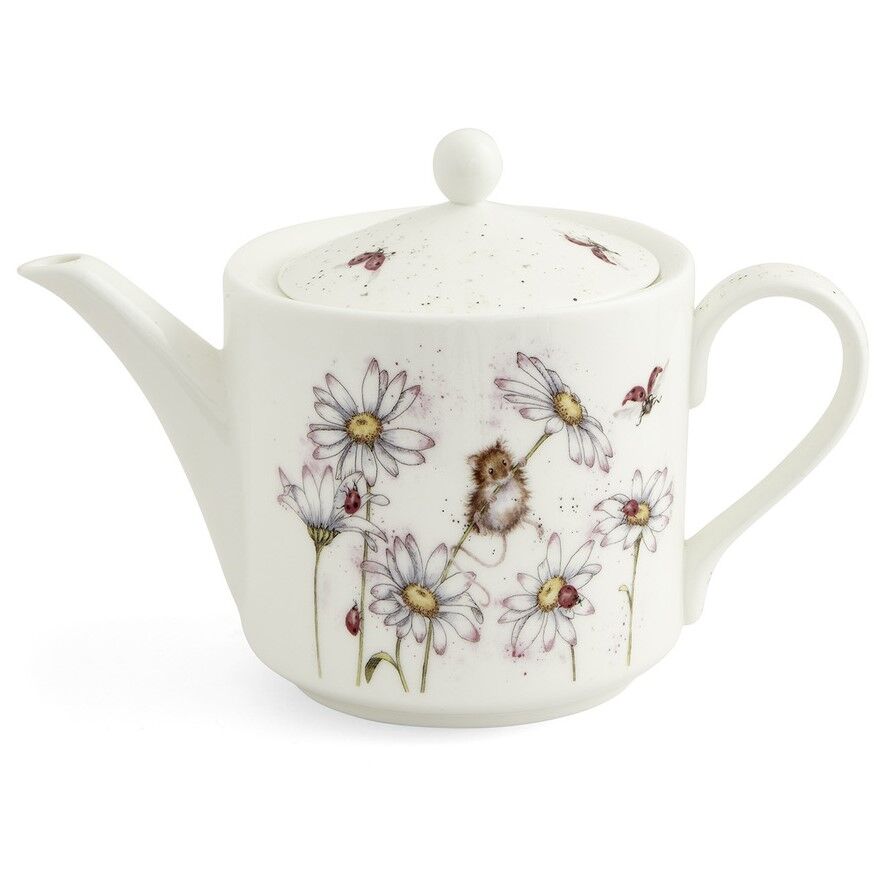 Royal Worcester Wrendale 1.13L Teapot - Oops A Daisy
