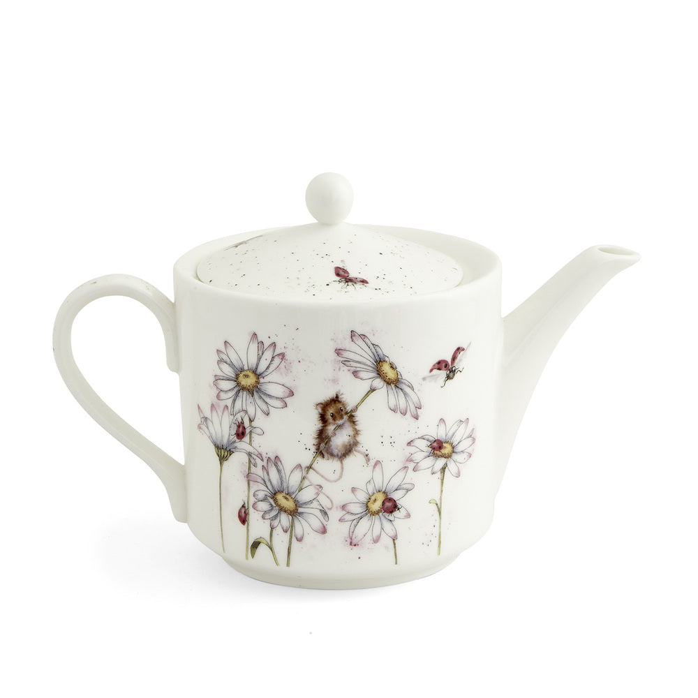 Royal Worcester Wrendale 1.13L Teapot - Oops A Daisy