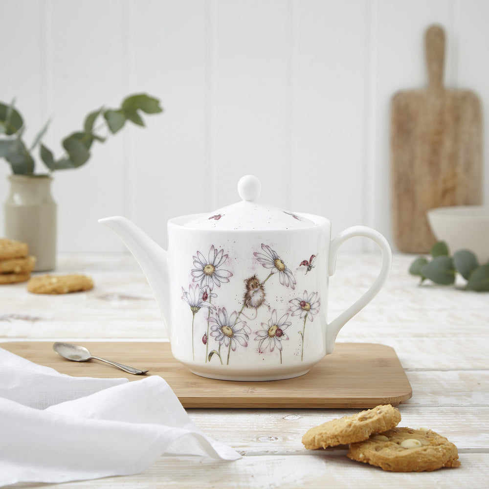 Royal Worcester Wrendale 1.13L Teapot - Oops A Daisy