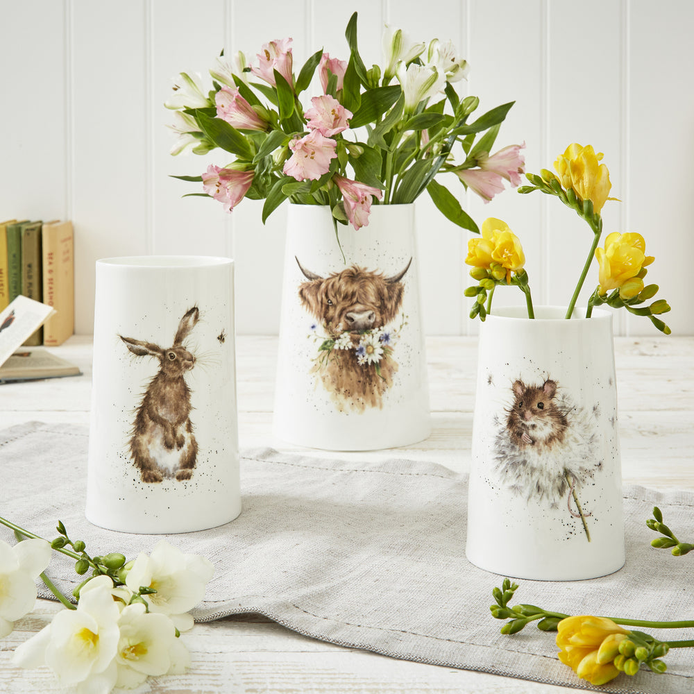 Royal Worcester Wrendale Vase - Daisy Coo