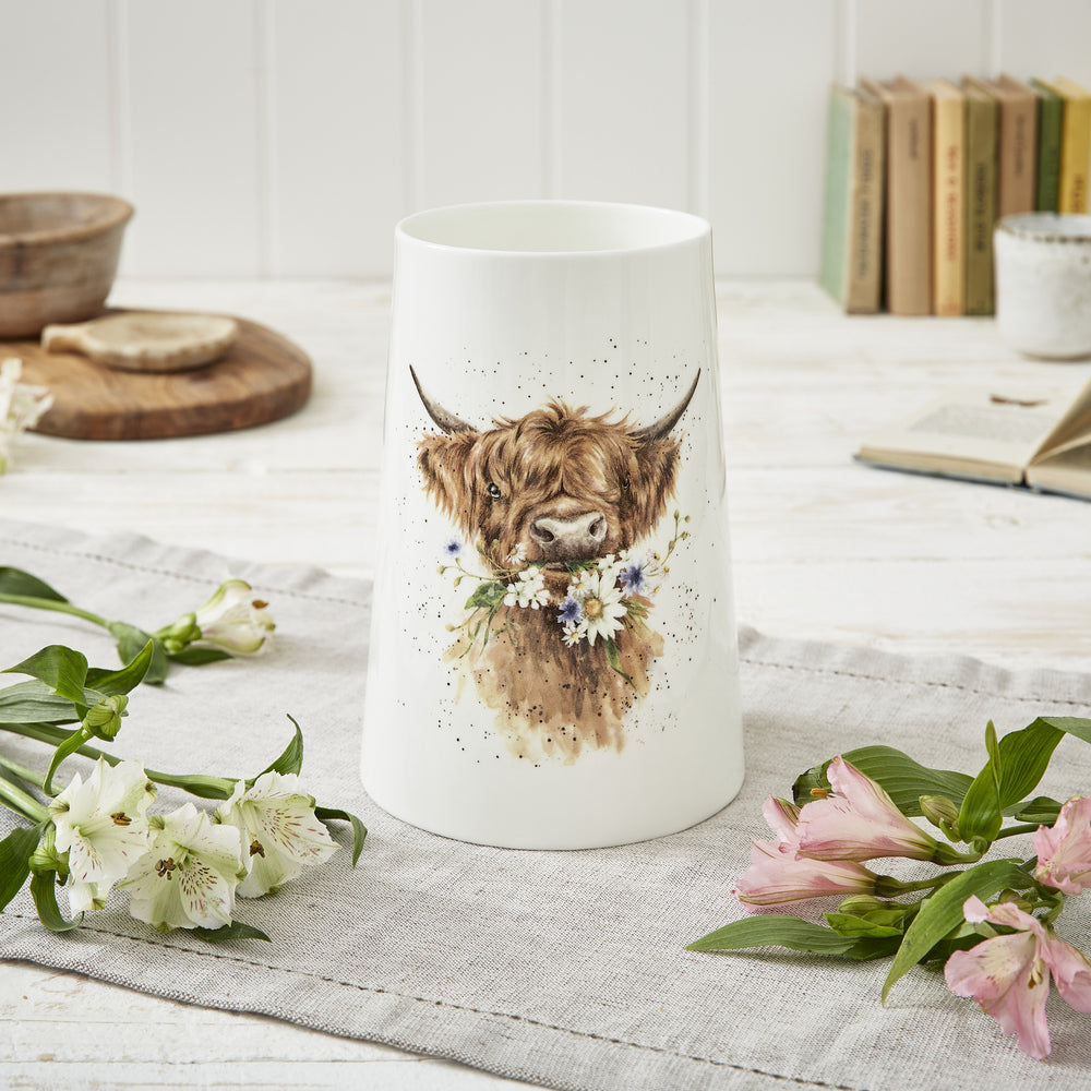 Royal Worcester Wrendale Vase - Daisy Coo