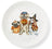 Royal Worcester Wrendale Coupe Plate - 'Trick or Treat' Halloween Dogs