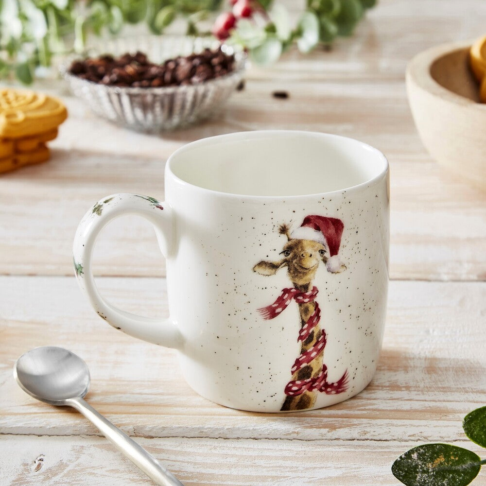 Royal Worcester Wrendale Christmas Mug - Ho Ho Ho