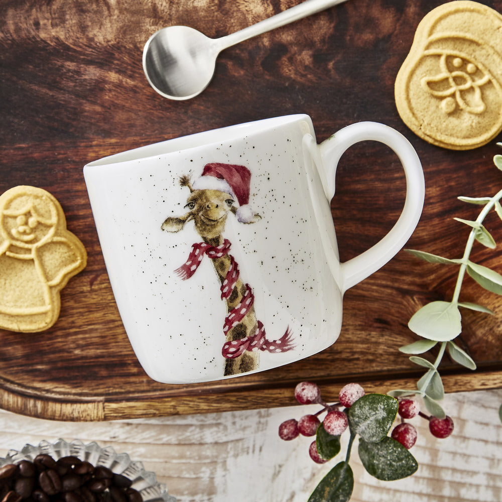 Royal Worcester Wrendale Christmas Mug - Ho Ho Ho