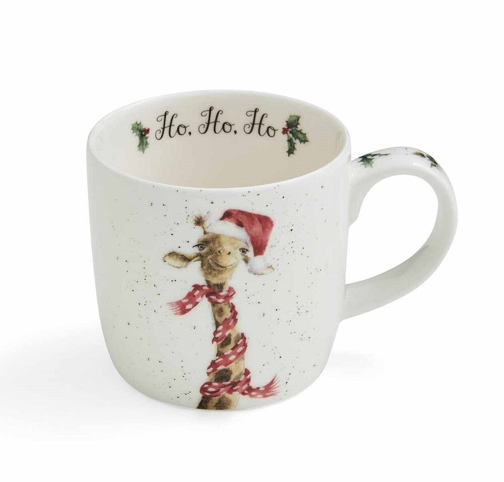 Royal Worcester Wrendale Christmas Mug - Ho Ho Ho