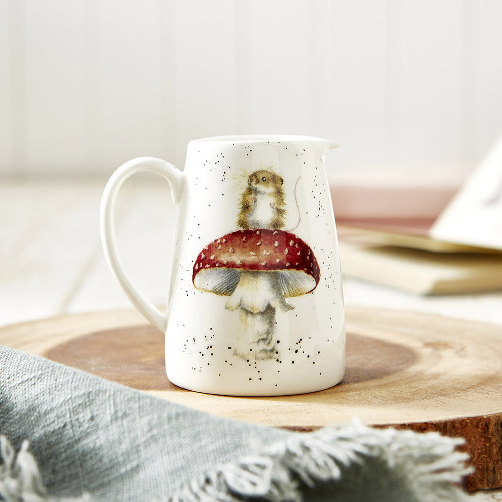 Royal Worcester Wrendale Posy Jug - He's a Fun-gi
