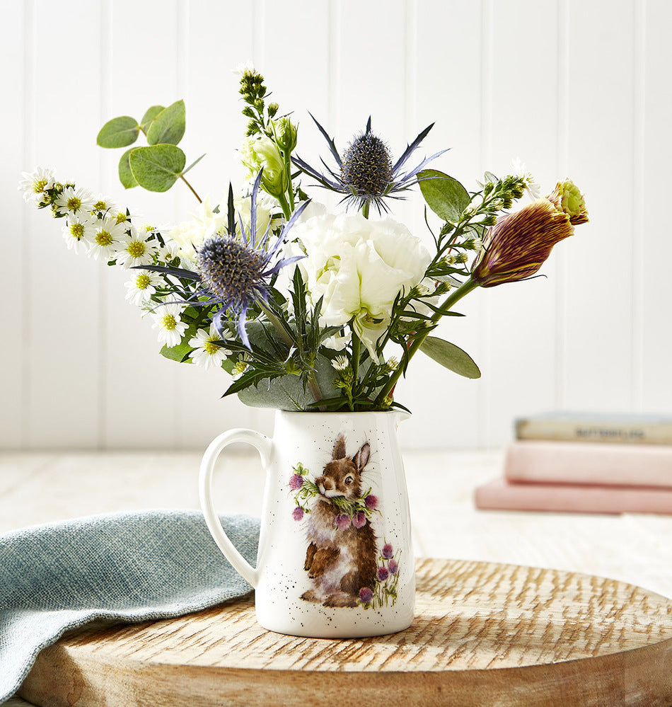 Royal Worcester Wrendale Posy Jug - Head Clover Heels