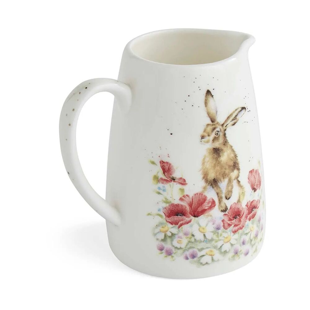 Royal Worcester Wrendale Designs Posy Jug - 'Field of Flowers' Hare