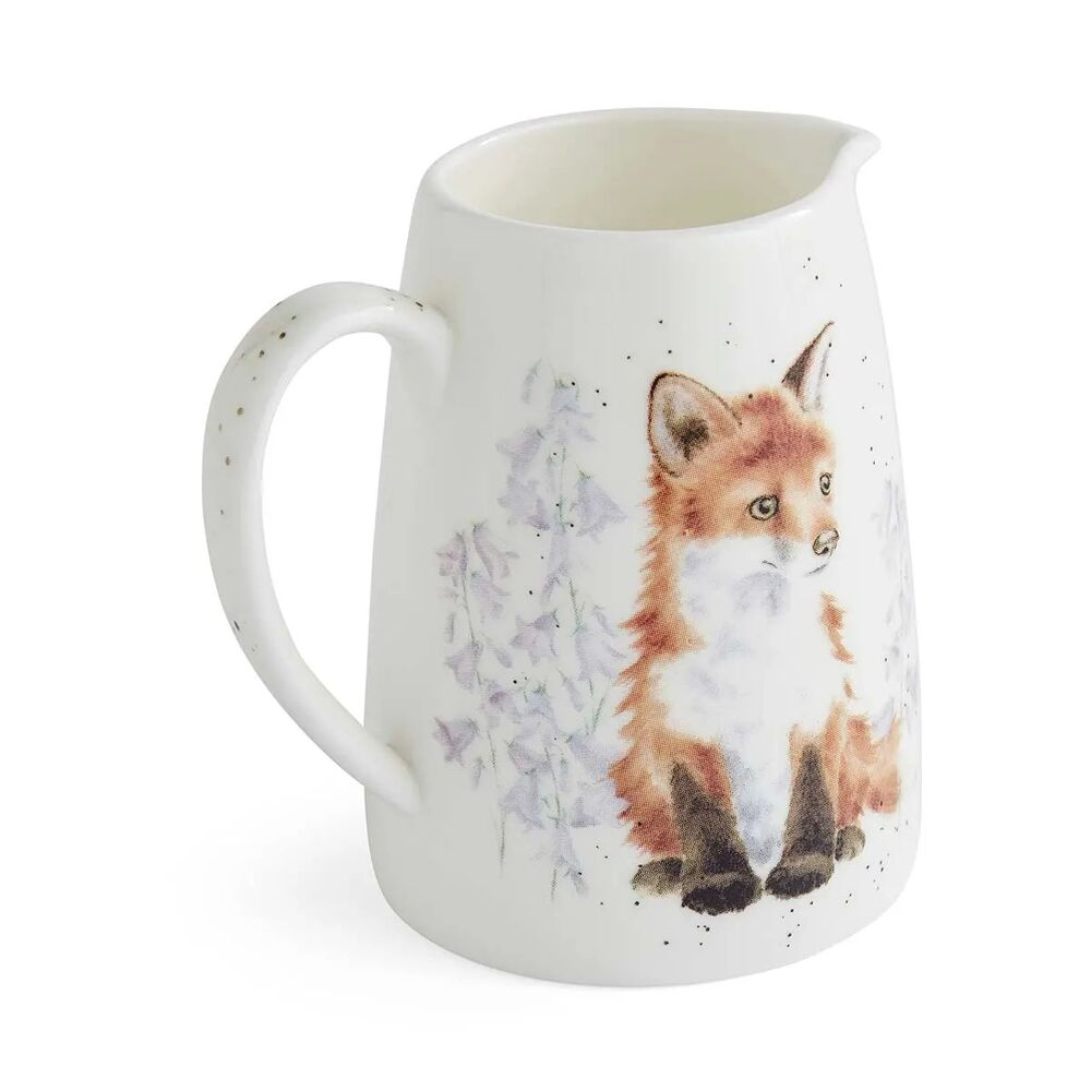 Royal Worcester Wrendale Designs Posy Jug - Contemplation Fox