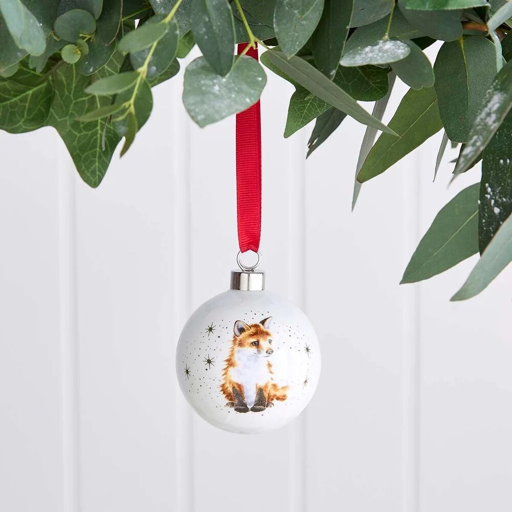 Royal Worcester Wrendale Christmas Bauble - Baby's 1st Christmas 2026