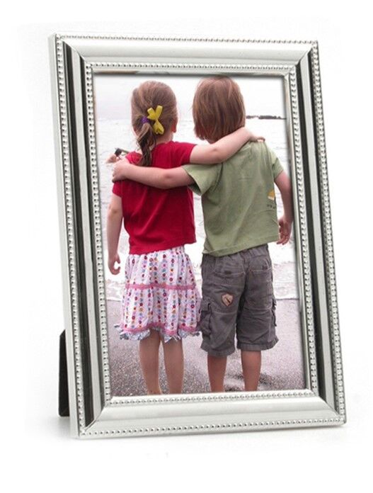 Whitehill Studio - Silver Plated Photo Frame - Beaded 4x6inch