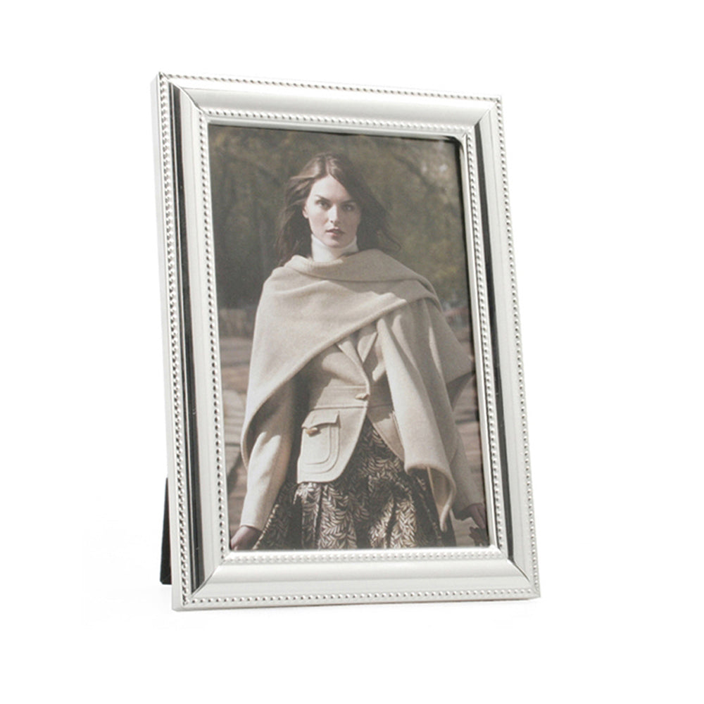 Whitehill Studio - Silver Plated Photo Frame - Beaded 5x7inch
