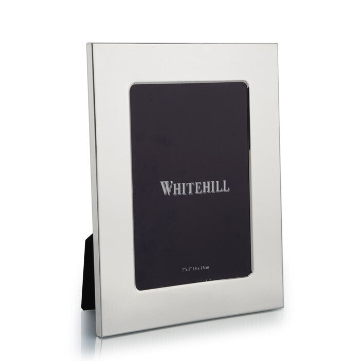 Whitehill Frames - Silver Plated Plain Photo Frame 5x7inch