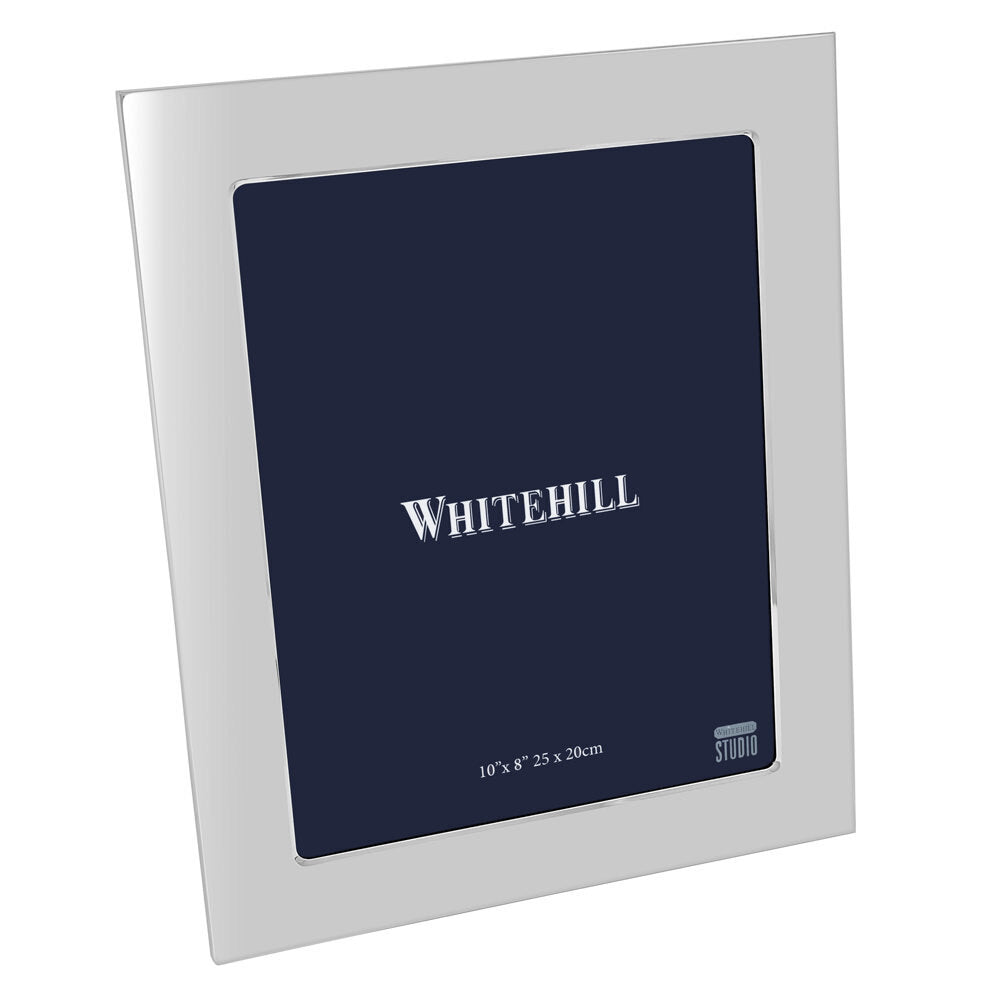 Whitehill Frames - Silver Plated Plain Photo Frame 8x10inch