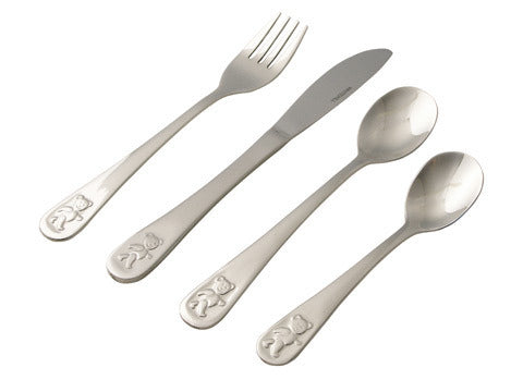 Whitehill Baby - Stainless Steel 4pc Cutlery Set - Teddy's Table