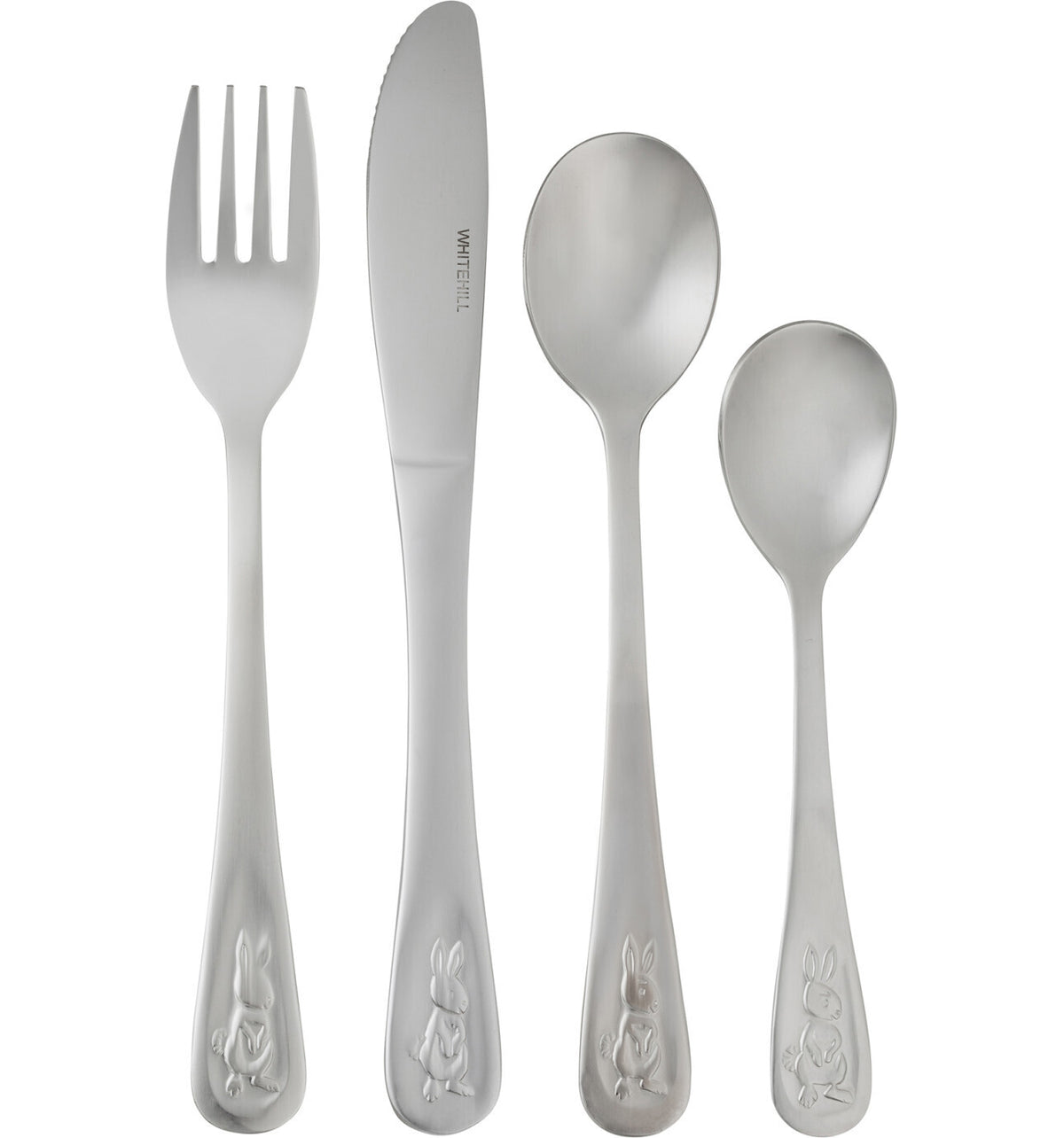 Whitehill Baby - Stainless Steel 4pc Cutlery Set - Bunny's Bistro