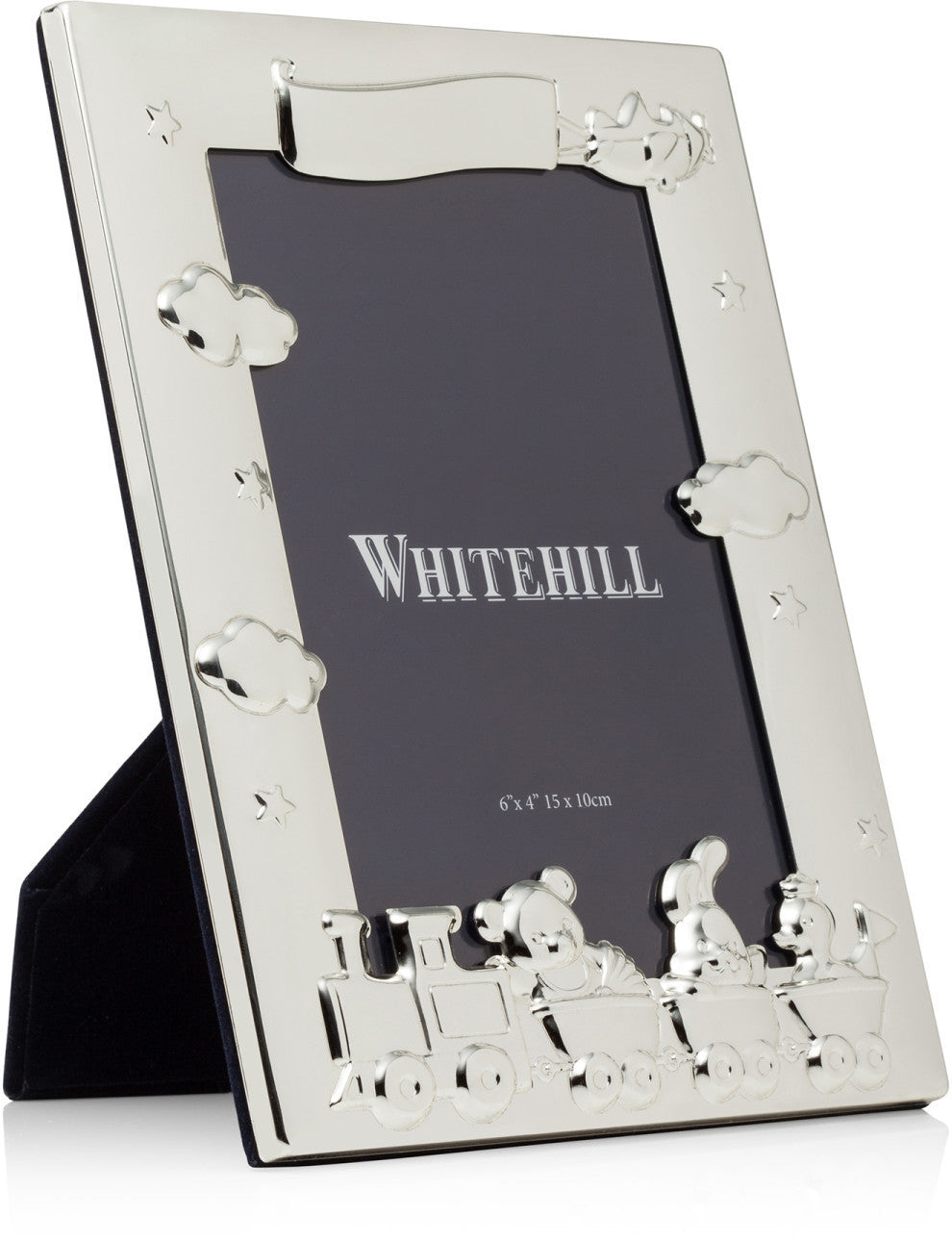 Whitehill Baby - Silver Plated Photo Frame - Nursery Train