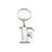 Whitehill Keyrings - Silver Glitter Keyring "F"