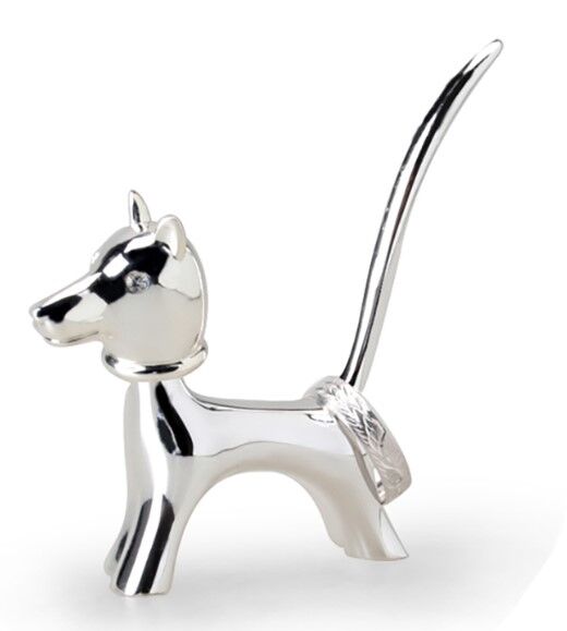 Whitehill Giftware - Silverplated Dog Ring Holder