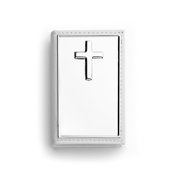 Whitehill Giftware - Rosary Beads in White Leatherette Case