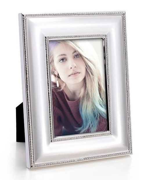 Whitehill Frames - Silver Plated Rope Photo Frame 4x6inch