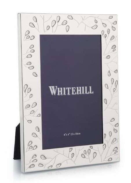 Whitehill Studio - Silver Plated Petals Photo Frame 4x6inch