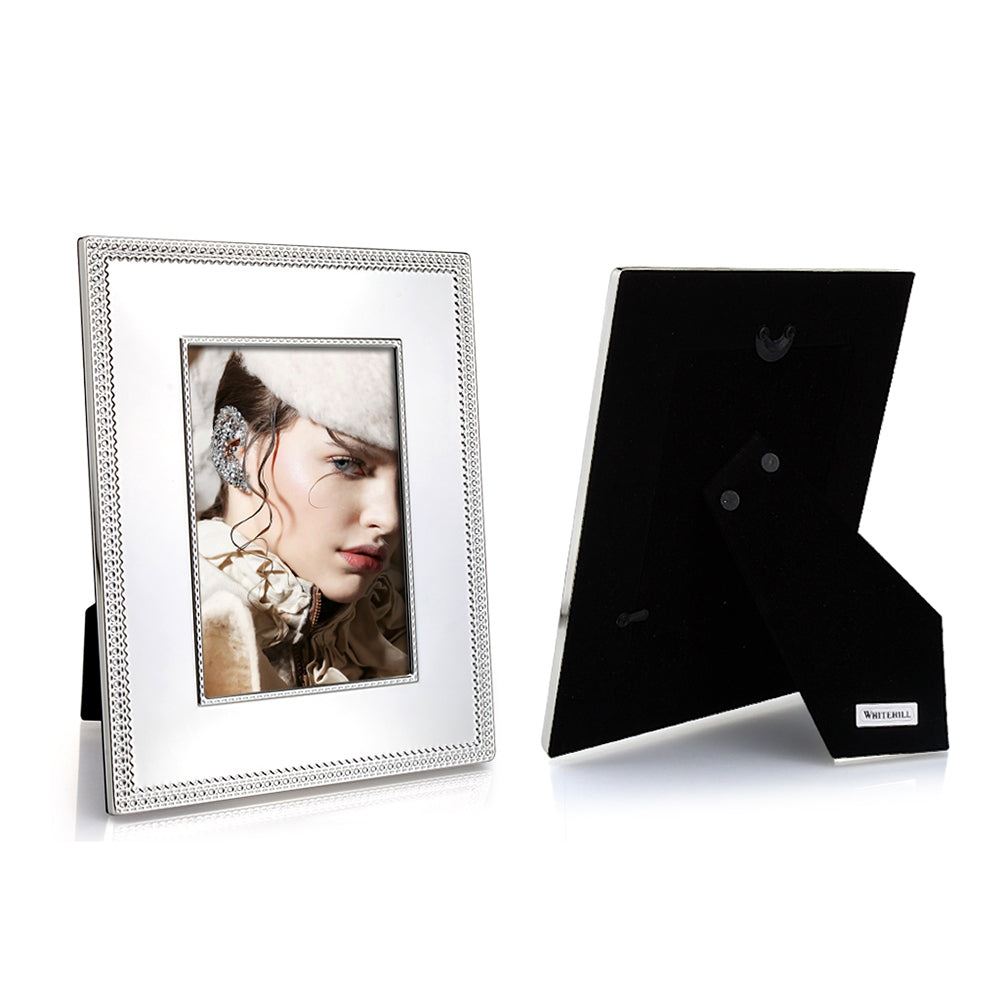 Whitehill Frames - Silver Plated Photo Frame - Belgravia 5x7inch