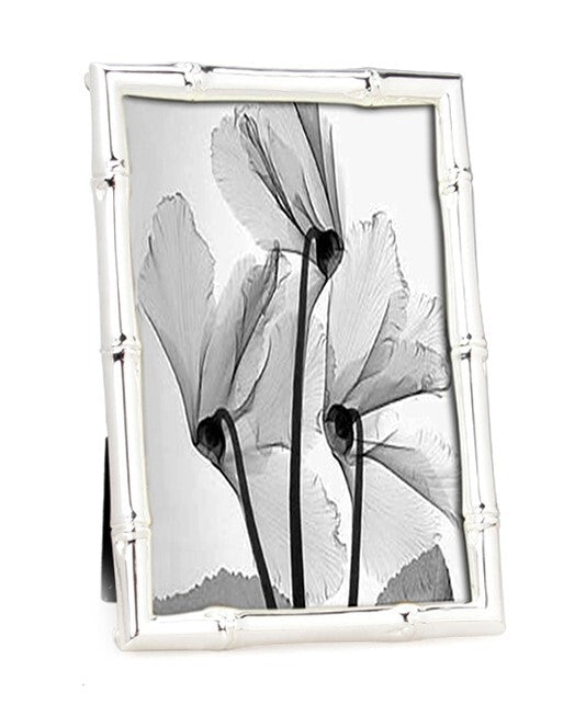 Whitehill Studio - Silver Plated Photo Frame - Bamboo 4x6inch