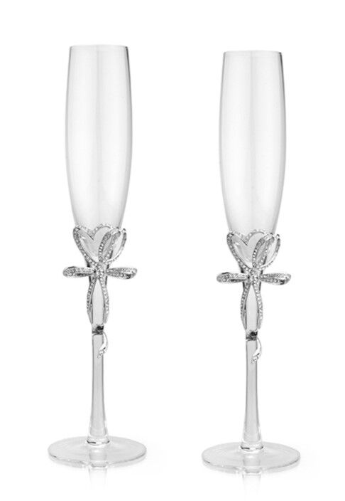 Whitehill Barware - Bow Flutes Pair