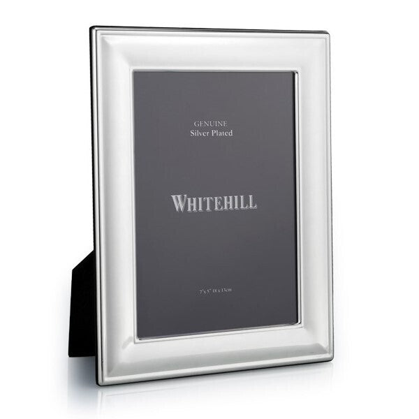 Whitehill Frames - Silver Plated Photo Frame - EP Wide Plain 5x7inch