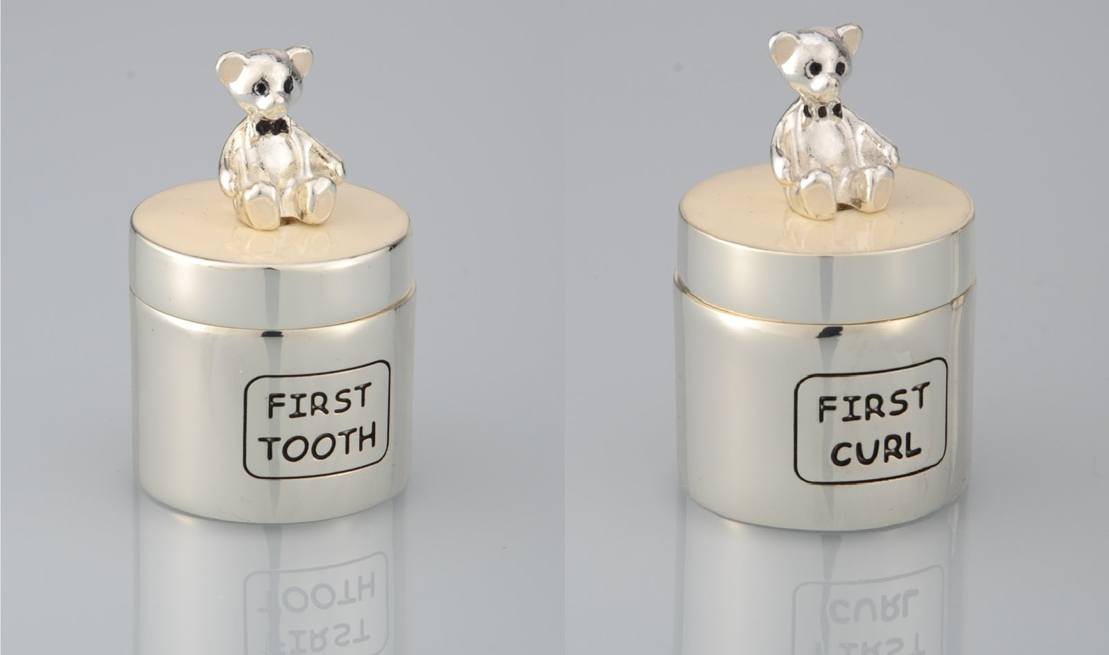 Whitehill Baby - 1st Tooth & Curl Box - Bear Set of 2