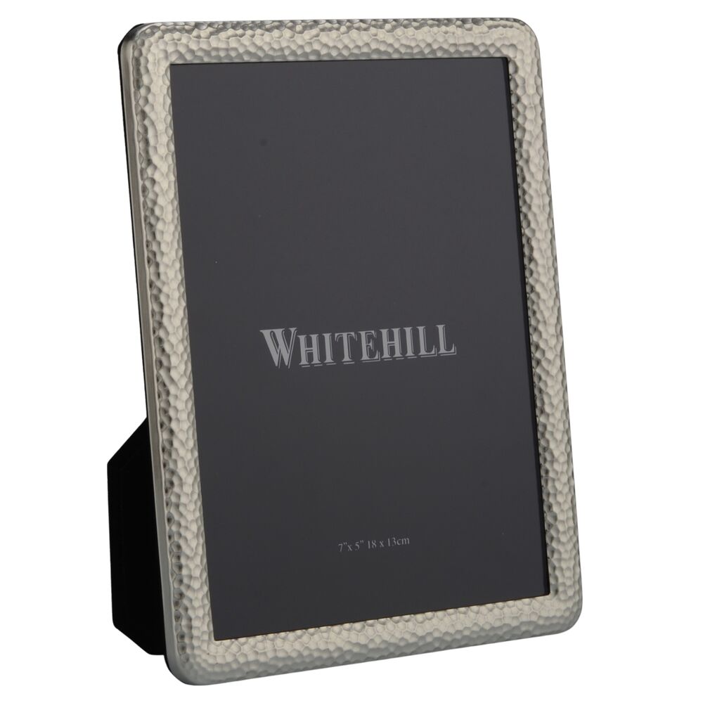 Whitehill Frames - Brushed Silver Photo Frame - Art Deco 5x7inch