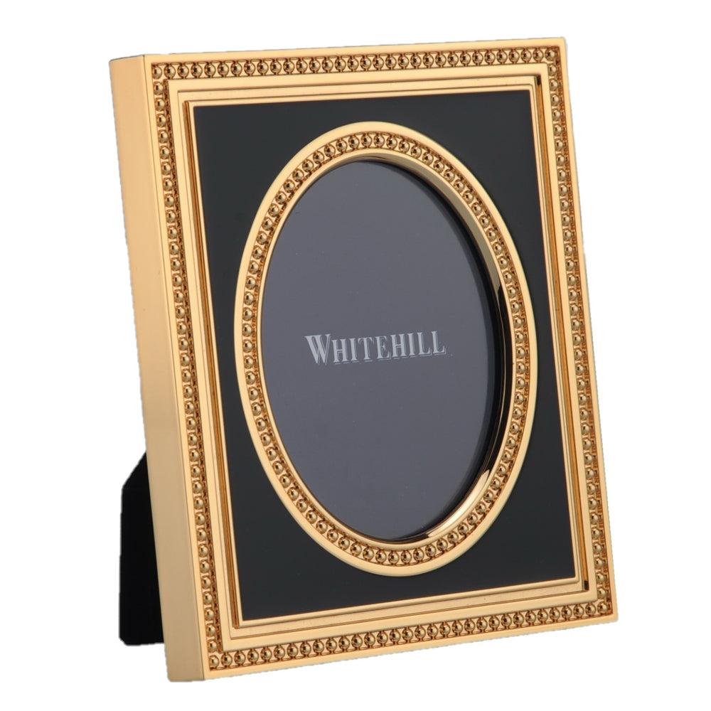 Whitehill Frames - Empire Black & Gold oval Frame 3x2inch
