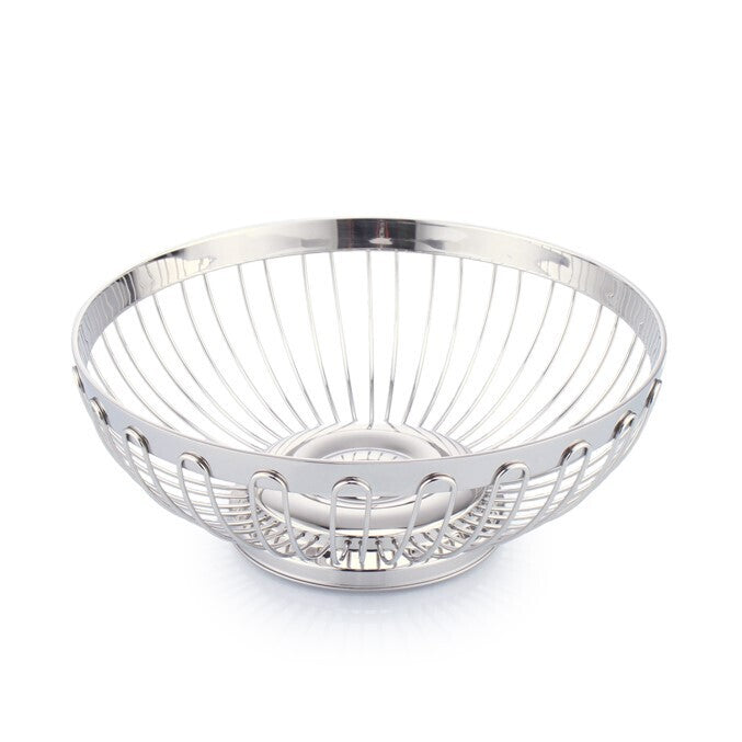 Whitehill Tableware - Stainless Steel Round Basket 18cm