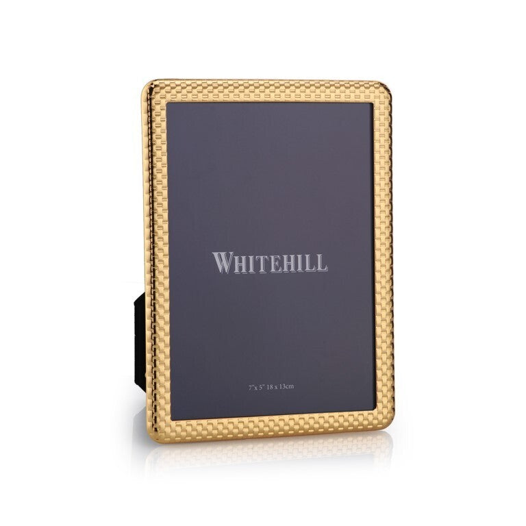 Whitehill Frames - Gold Finish Watchband Photo Frame 5x7inch