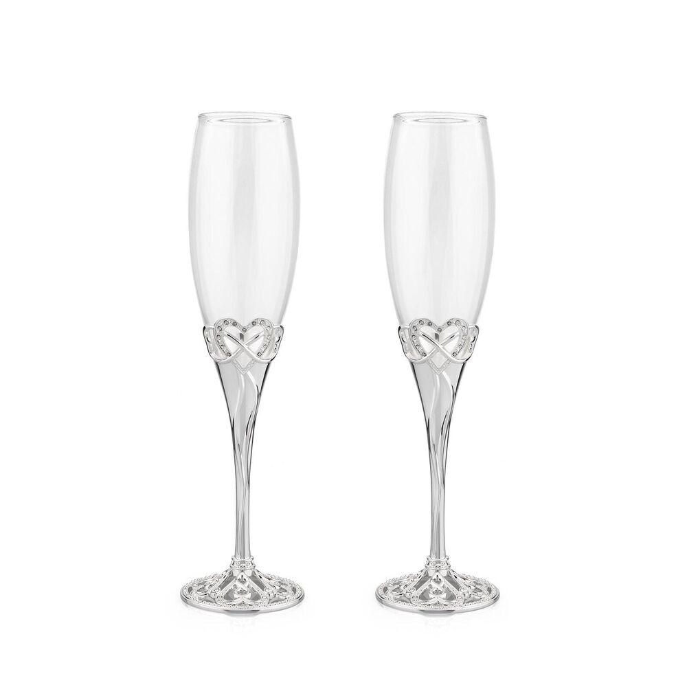 Whitehill Barware - Infinity Toasting Flutes Pair