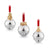 Whitehill Christmas - Santa, Bow, Christmas Tree Hanging Ornaments