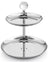Whitehill Serveware - Stainless Steel 2 Tier Cake Stand