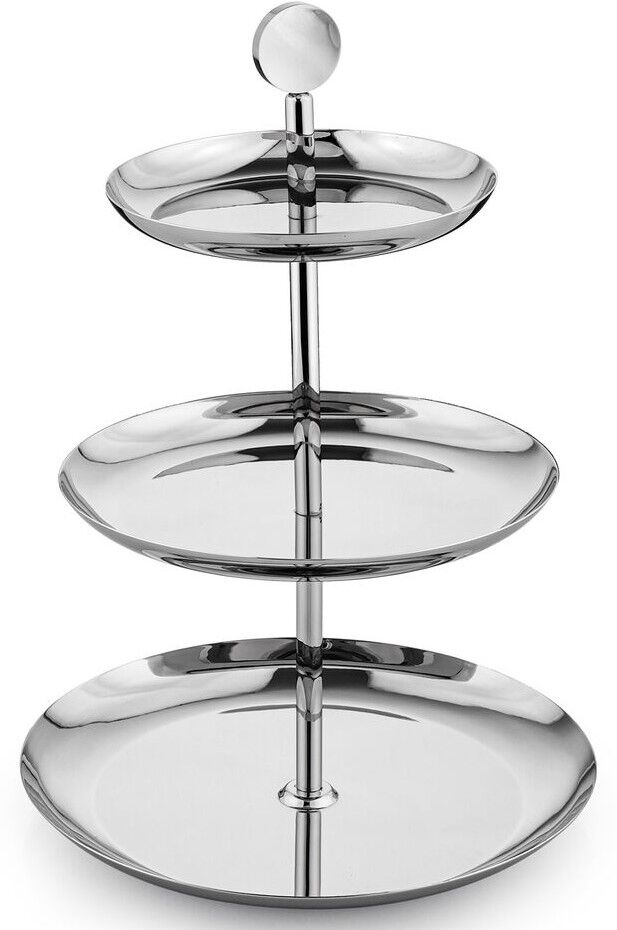 Whitehill Serveware - Stainless Steel 3 Tier Cake Stand