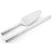 Whitehill Serveware - Cake Knife & Server with Silver Band (Set of 2)