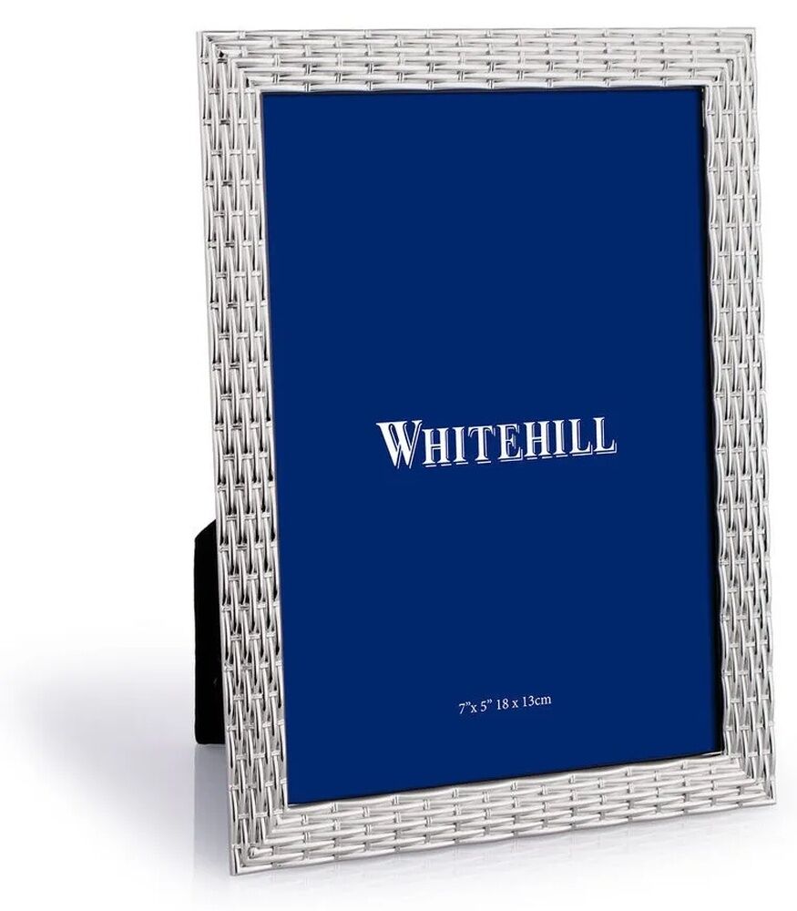 Whitehill Frames - Nickel Plated Weave 13cm x 18cm