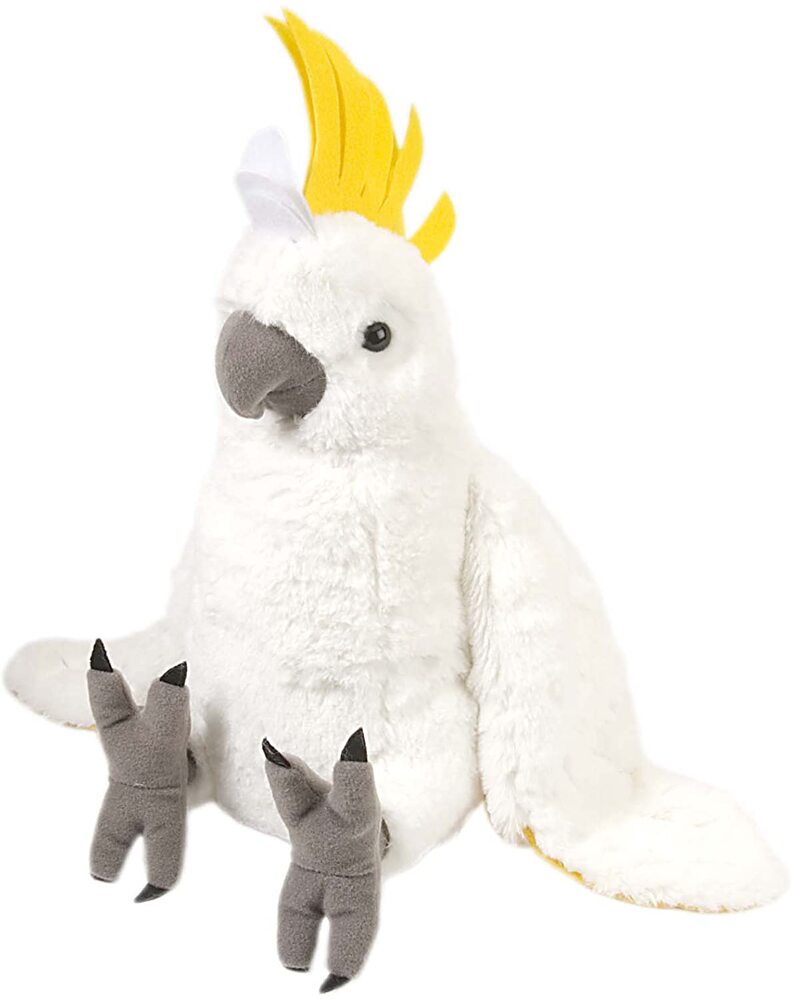 Wild Republic Cuddlekins - Sulphur Crested Cockatoo 12inch