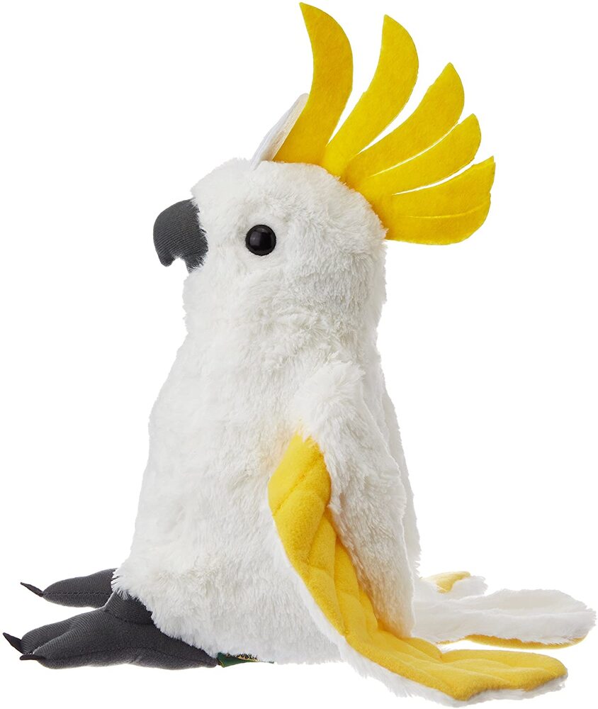 Wild Republic Cuddlekins - Sulphur Crested Cockatoo 12inch