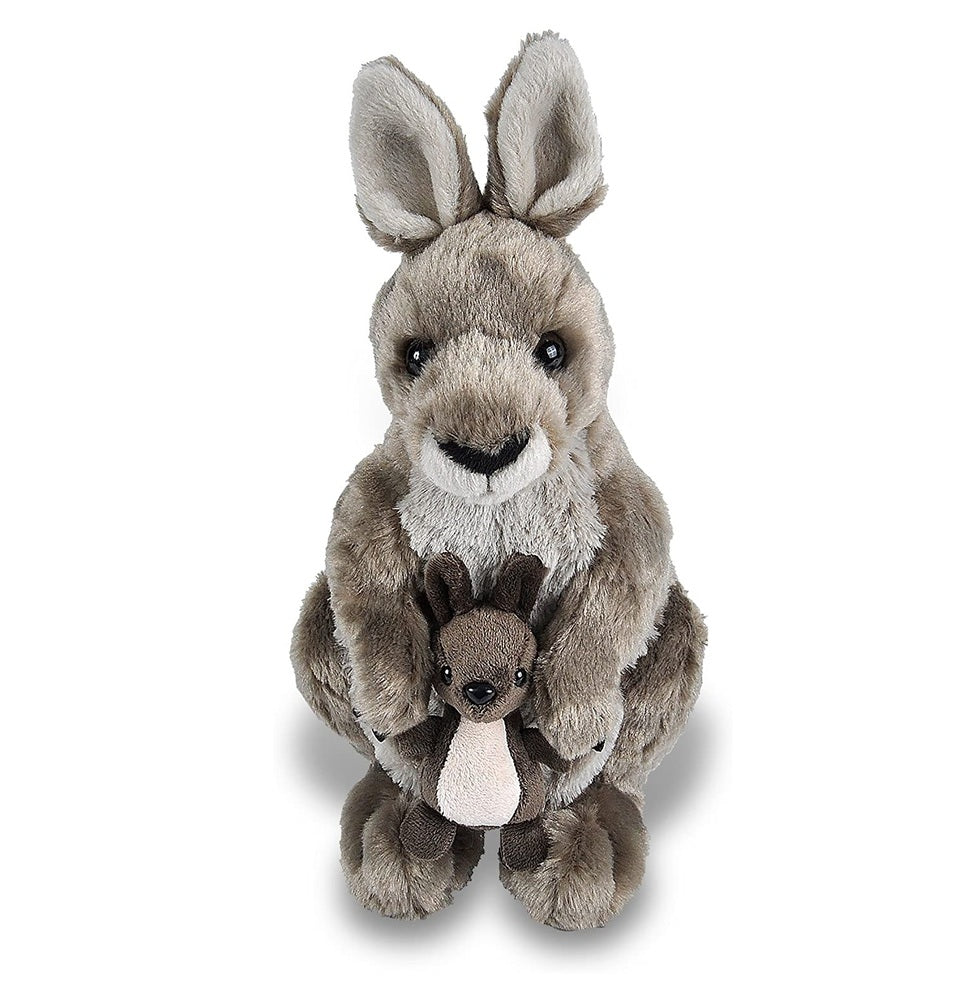 Wild Republic Cuddlekins - Kangaroo With Joey 12inch